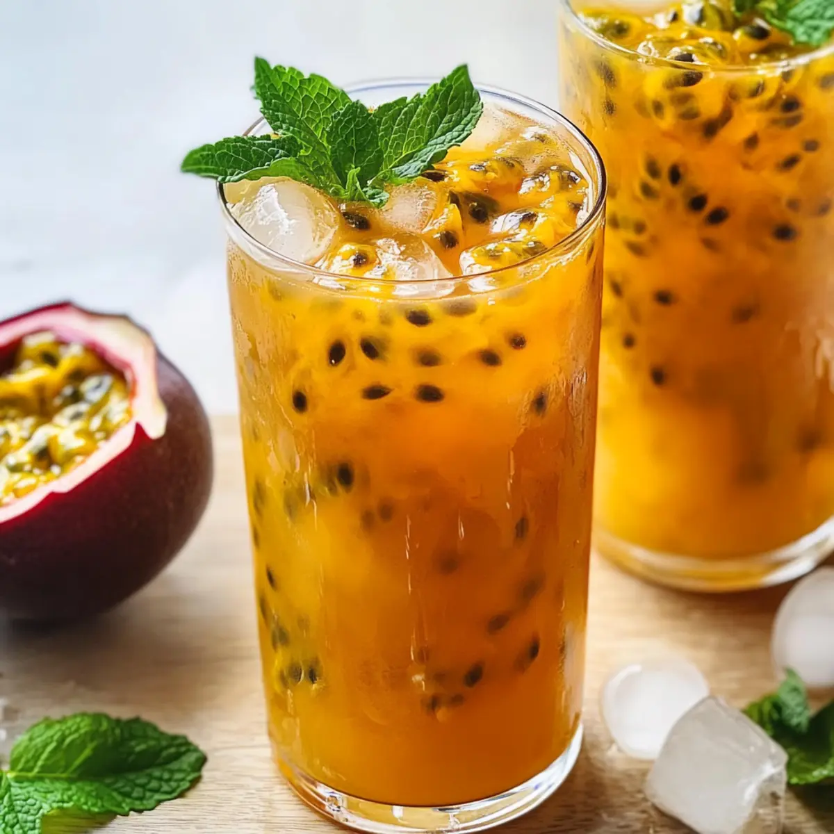 Passion Fruit Iced Tea