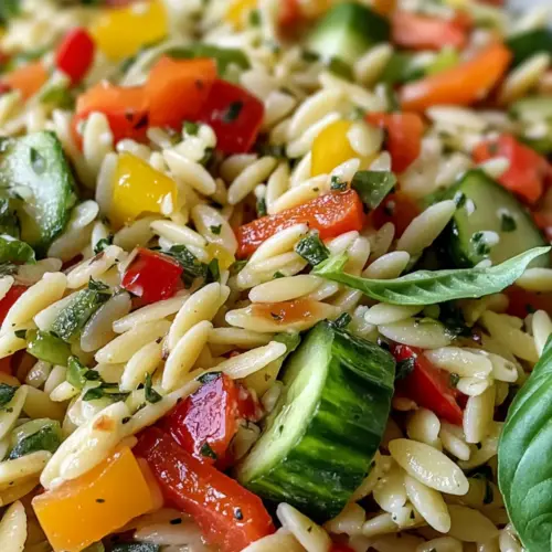 Summer Orzo Pasta Salad