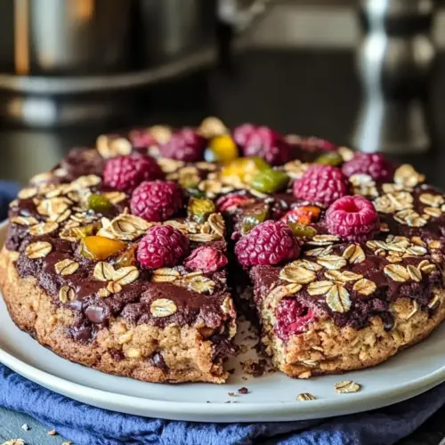 Raspberry Orange Pistachio Ricotta Cake