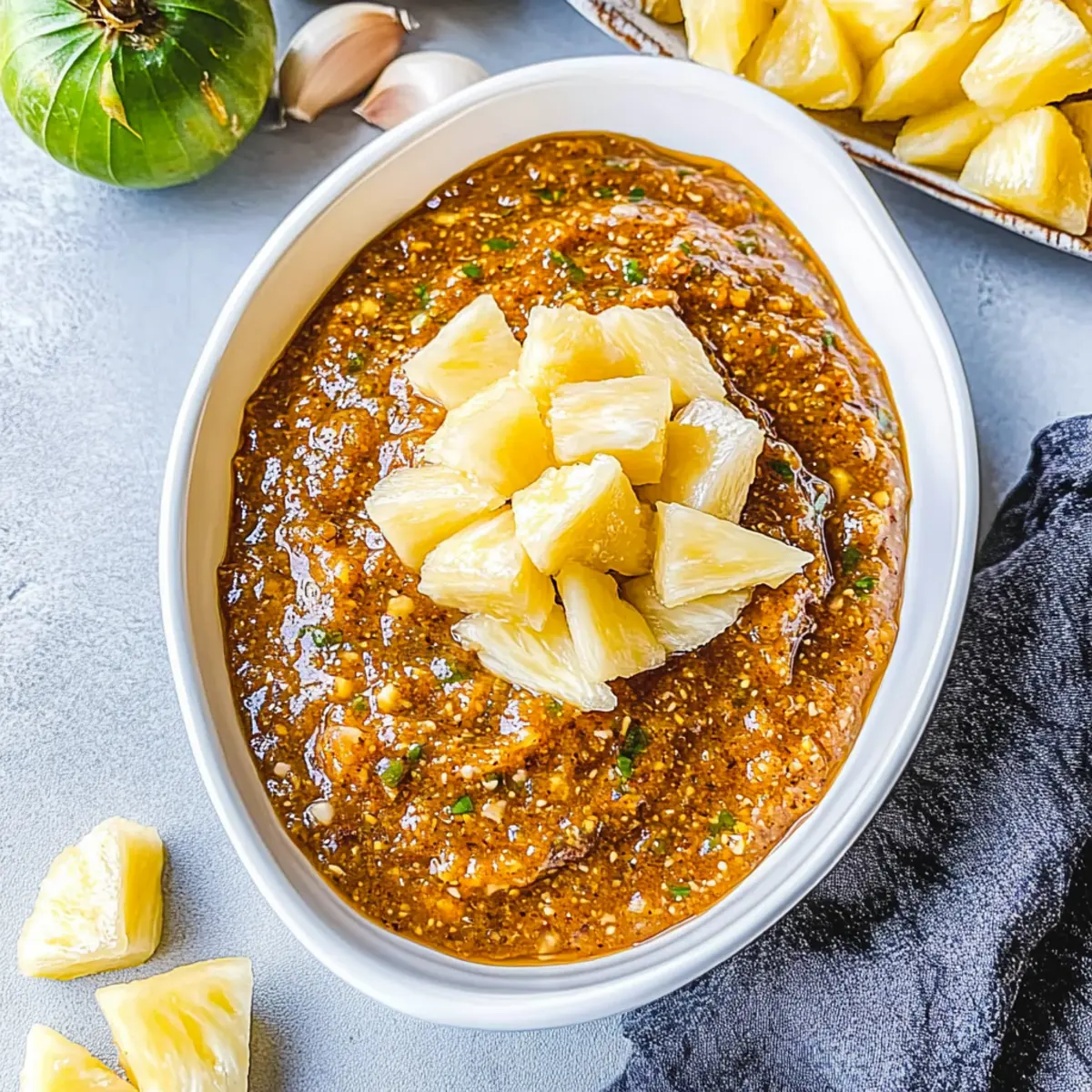 Pineapple Chipotle Salsa