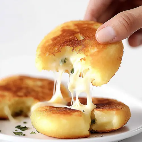 Korean Cheese Potato Pancakes