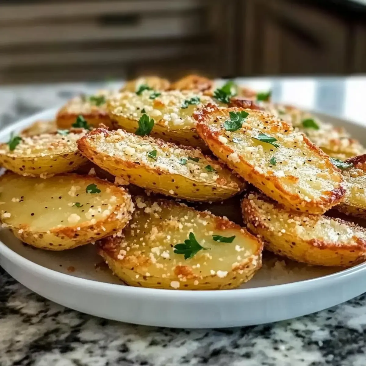 Baked Garlic Parmesan Potato Wedges