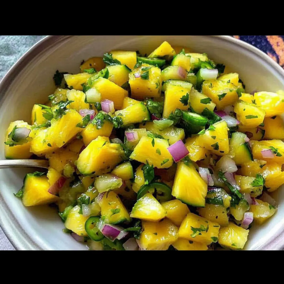 Pineapple Cucumber Salsa