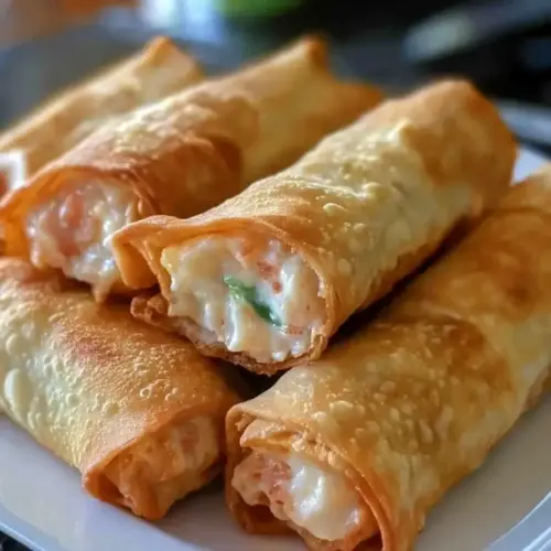 Crab Rangoon Egg Rolls