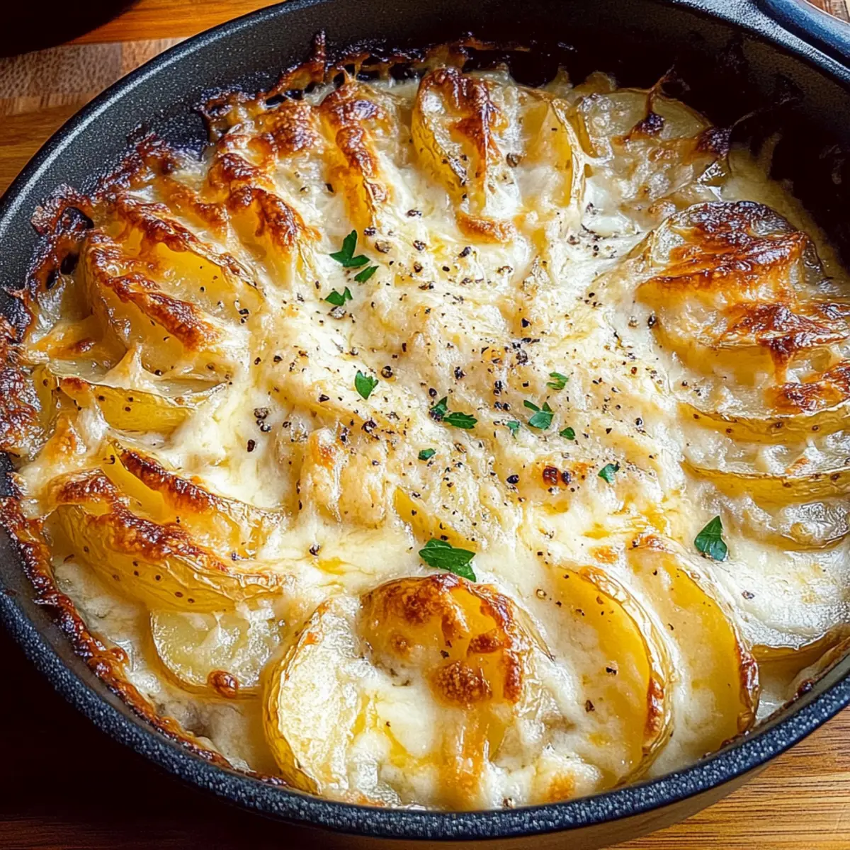 Parmesan Potato Stacks In Muffin Tin