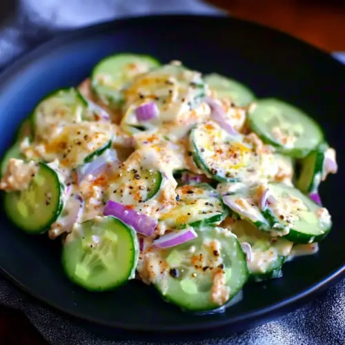 Jalapeno Popper Cucumber Salad