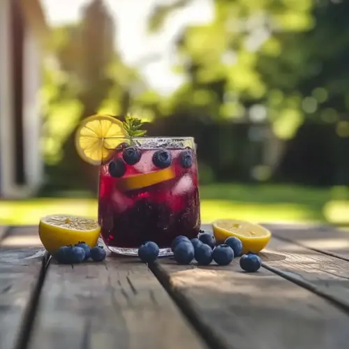 Blueberry Bourbon Lemonade