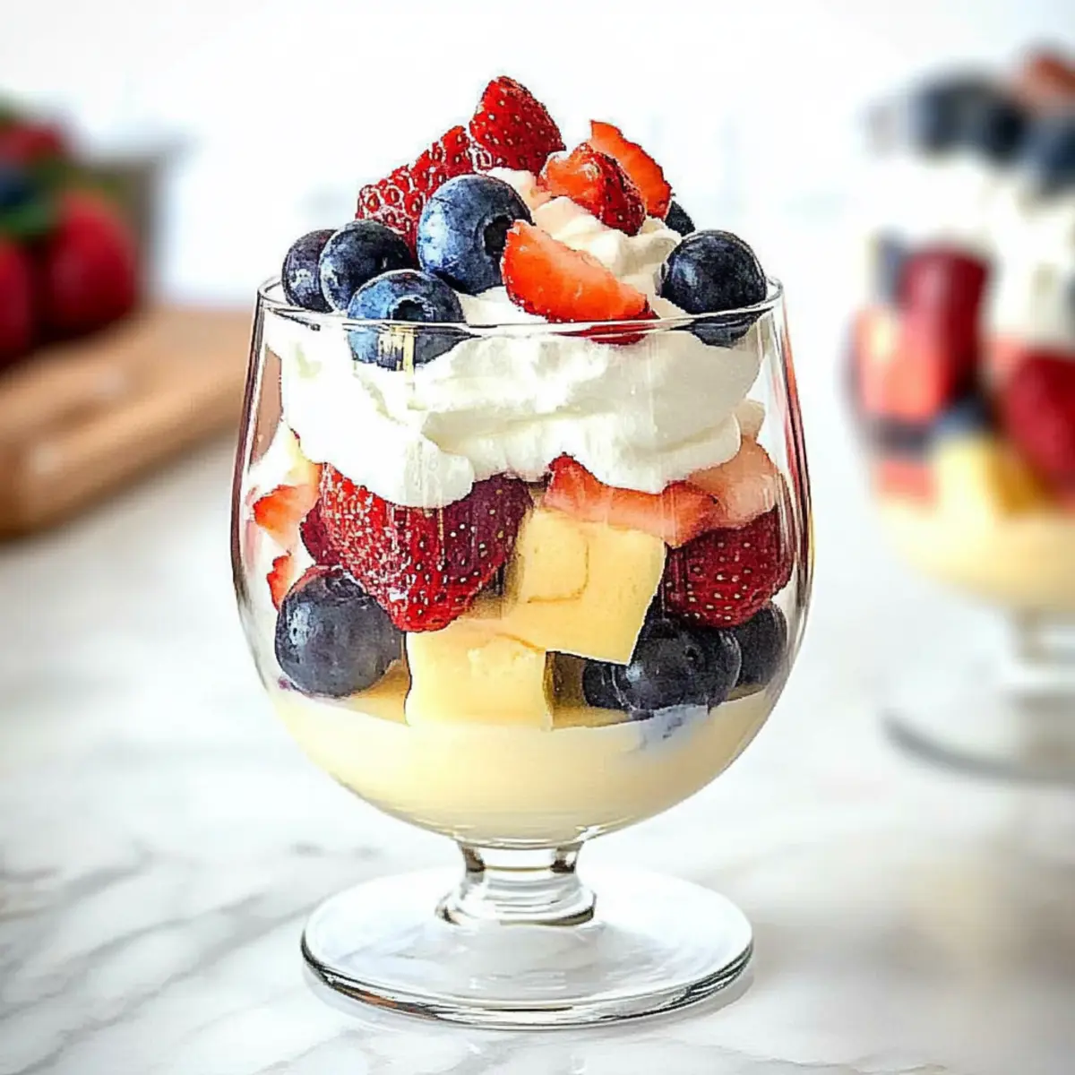 Red, White, and Blue Dessert