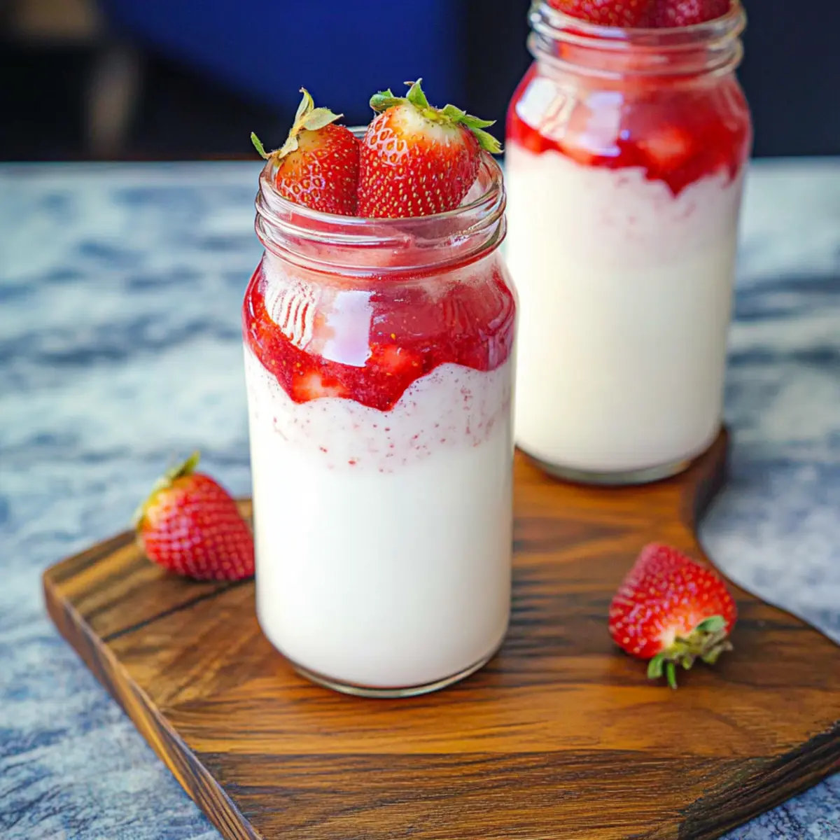 Korean Strawberry Milk