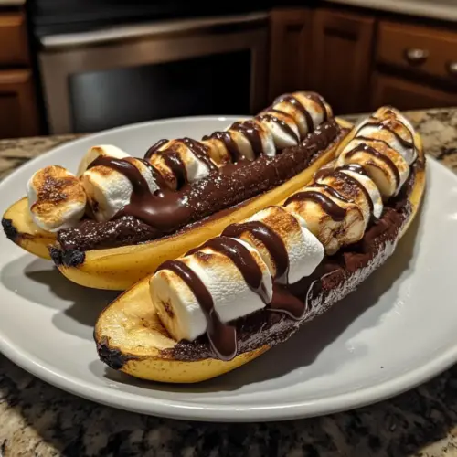 4th of July Campfire Banana Boats